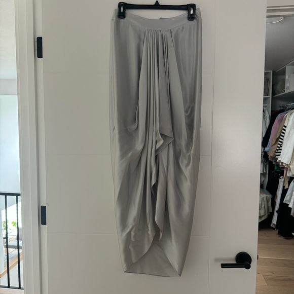 LAMB silk draped skirt - Picture 5 of 8